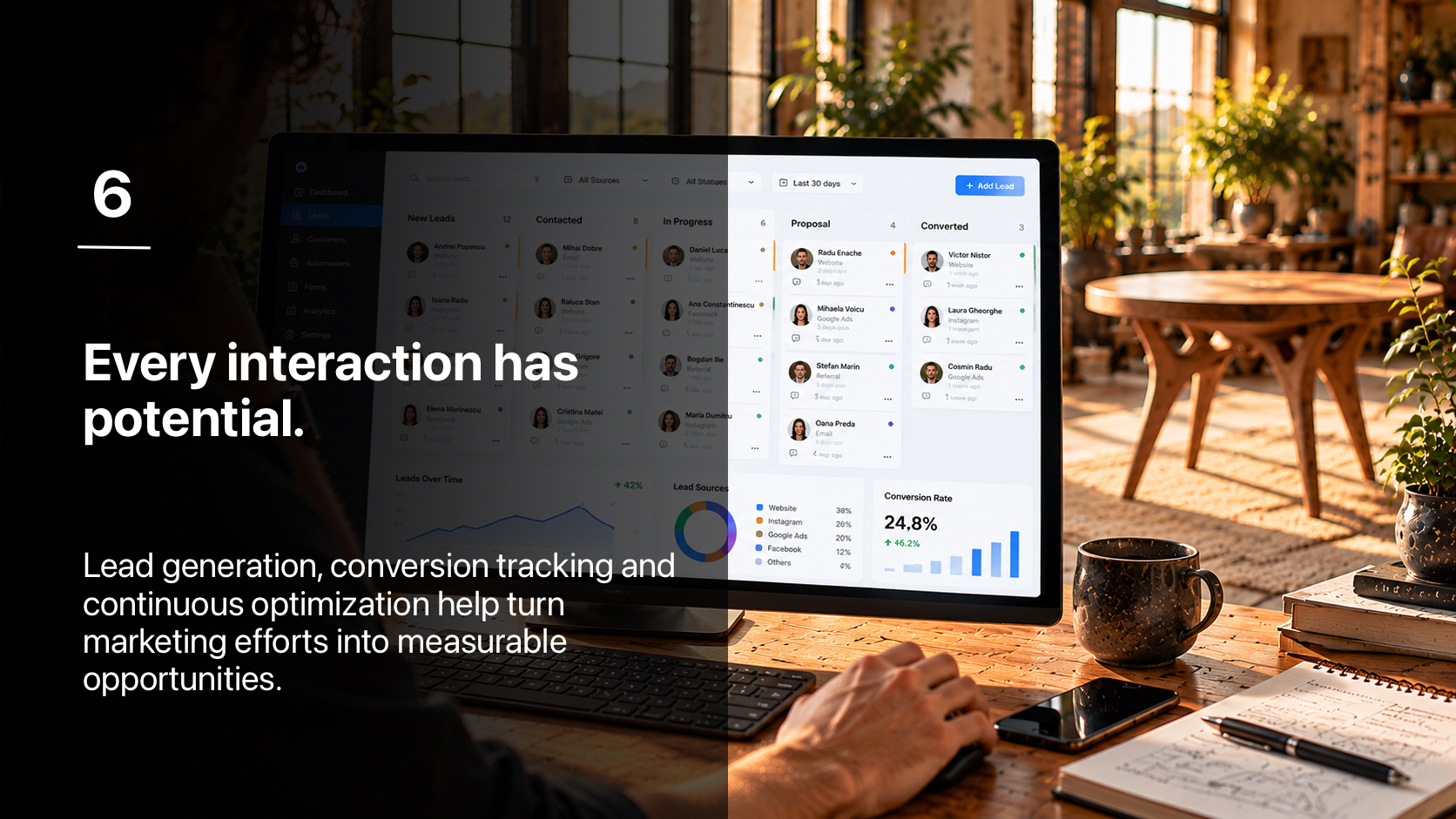 6. Every interaction has potential.