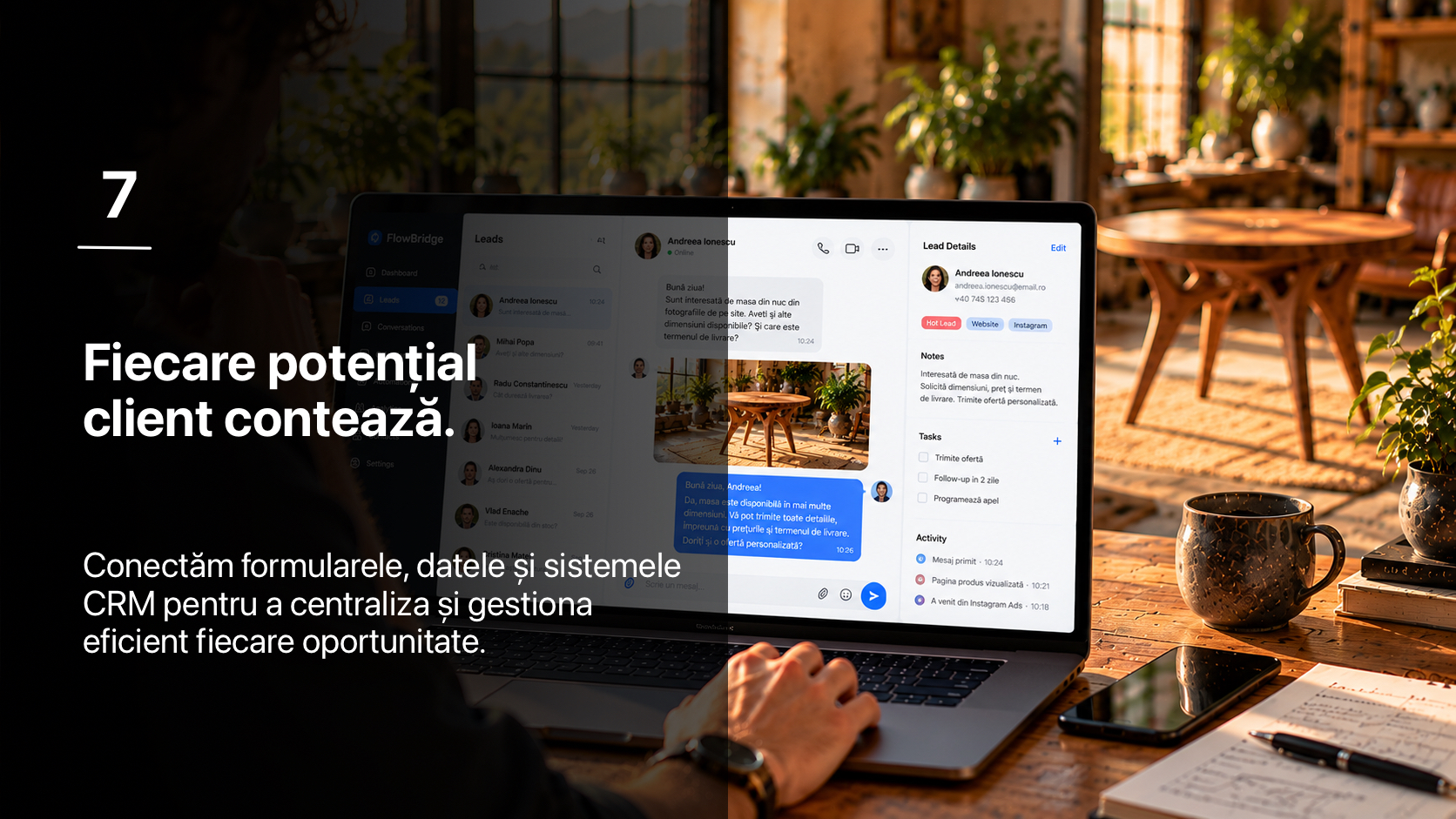 Fiecare potențial client contează.